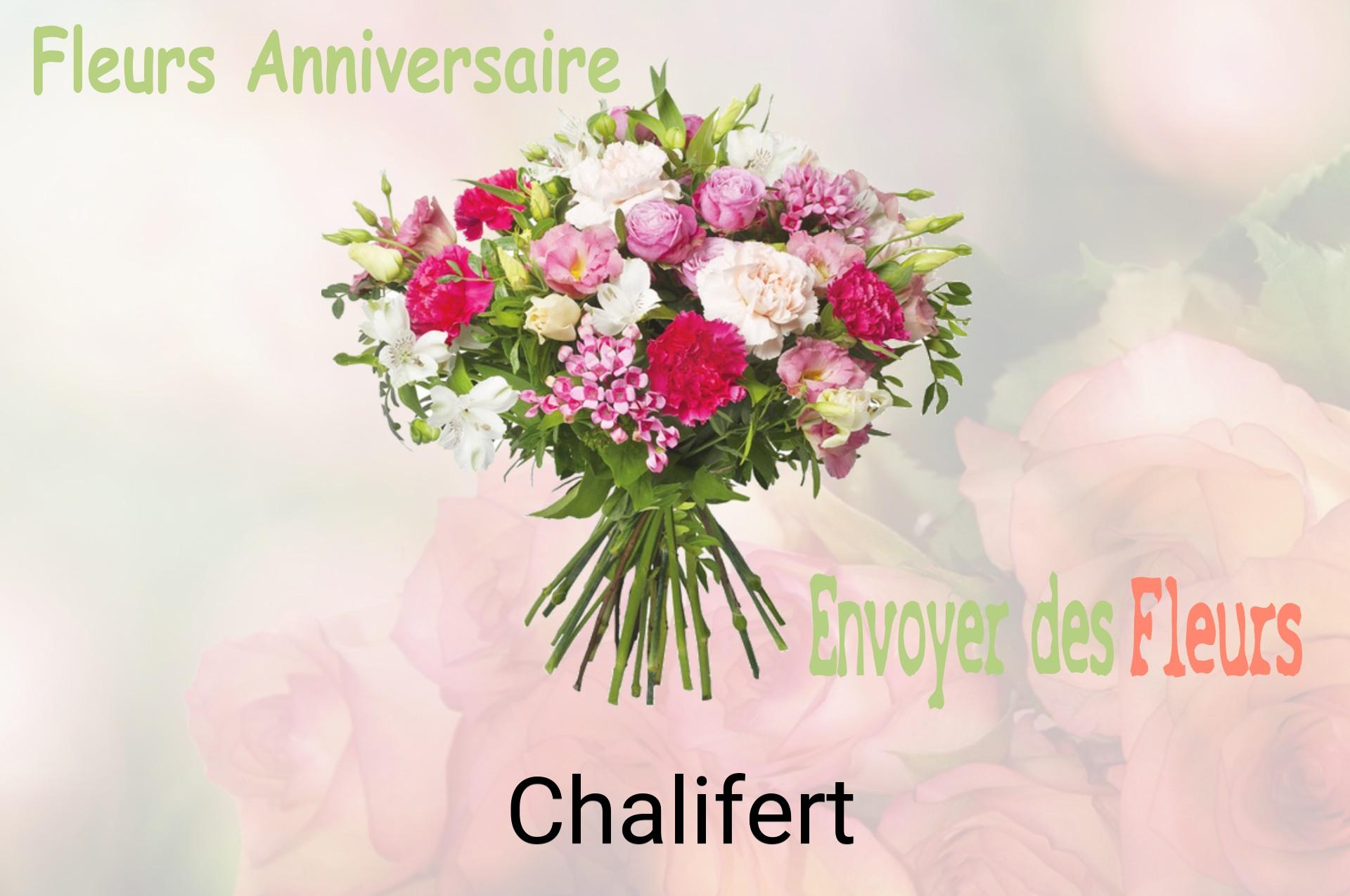 Bouquet de fleurs d’anniversaire livré à Chalifert