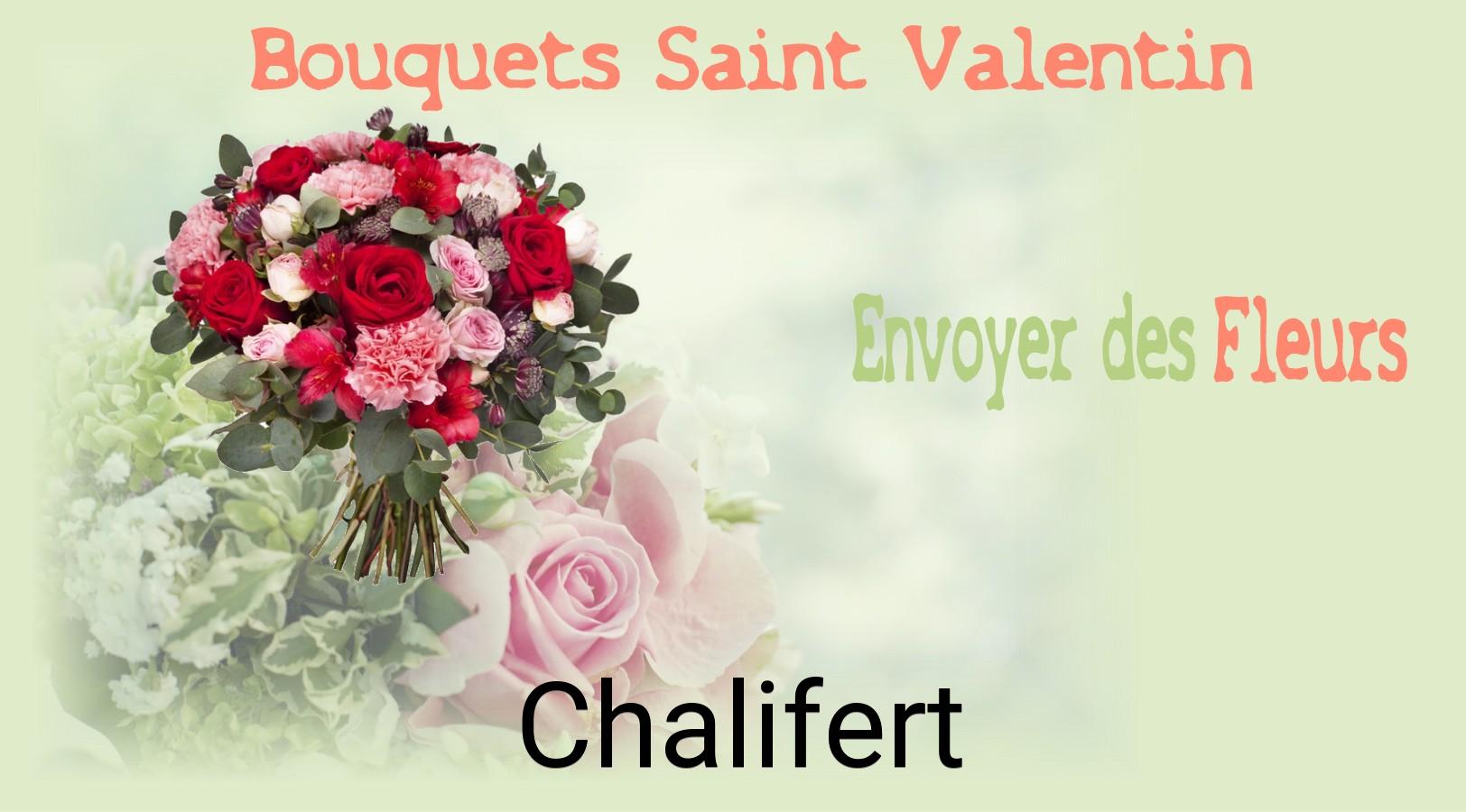 Roses de Saint-Valentin livrées à Chalifert